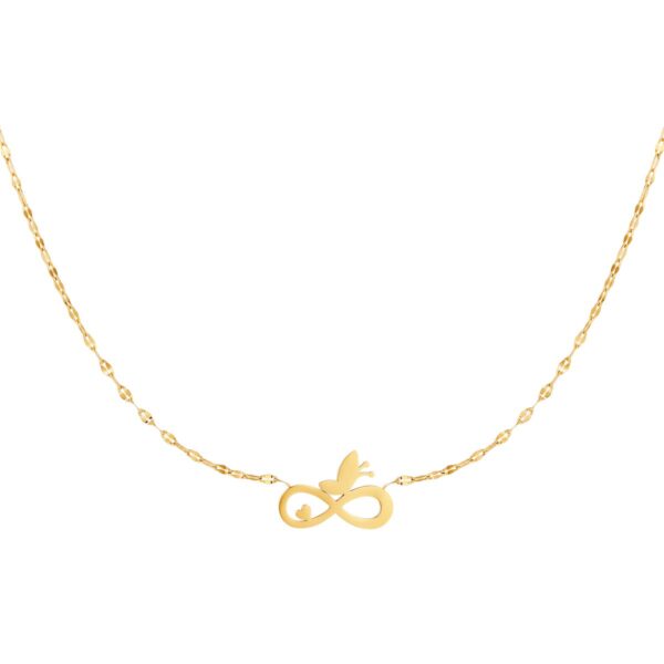 Infinity ketting kleur goud